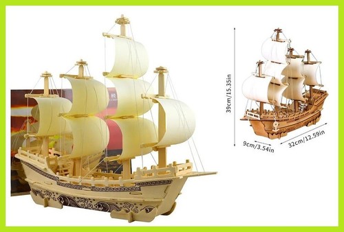 Kit nave legno modellino - kit, in