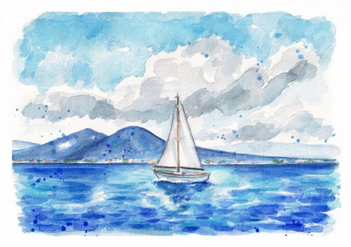 Acquerello originale - acquerello,
