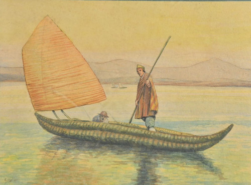 Uomini barca vela - su, a