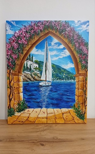 Quadro dipinto mano - quadro,