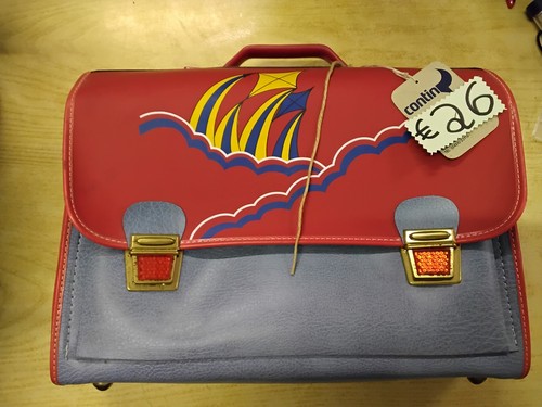 Cartella scolastica vintage - cartella,
