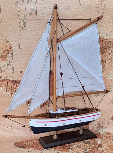 Modellino barca vela aurica - vela,