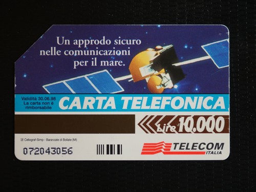 Scheda telefonica telecom - telefonica,