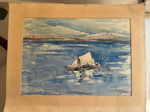 Quadro acquarello carta - quadro, su