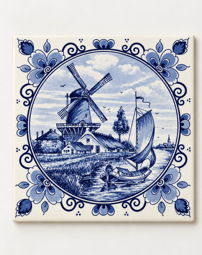 Piastrella decorativa - , in