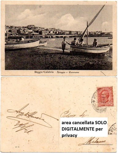Cartolina reggio calabria - reggio,