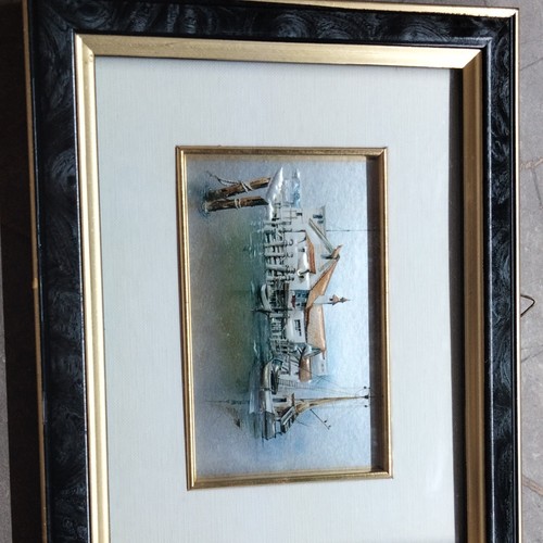 Quadro con nave barca - a, vela