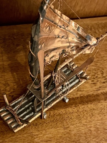 Barca vela rame scultura - in,
