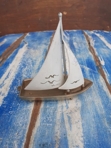 Piccola barca vela ottone - barca,