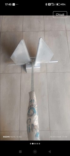 Ancora danforth metallo - metallo, con