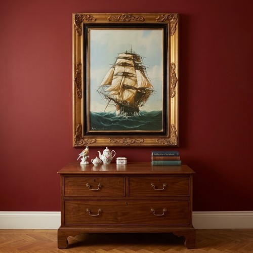 Quadro barca vela stile - a,
